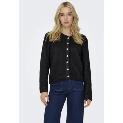 ONLY dame strik cardigan ONLMAGGIE - Black Outlet