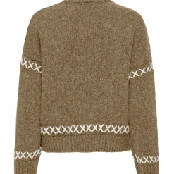 ONLY dame strik ONLAMANDA - Malt Ball Cloud Dancer Sale