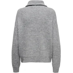 ONLY dame strik ONLBAKER - Medium grey melange Outlet