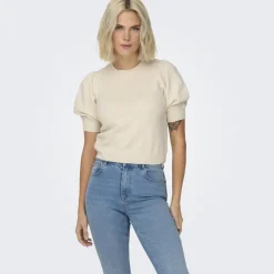 ONLY dame strik ONLRICA - Birch W. MELANGE Hot