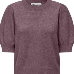 ONLY dame strik ONLRICA - Rose Brown Melange