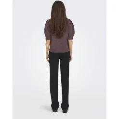 ONLY dame strik ONLRICA - Rose Brown Melange