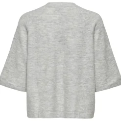 ONLY dame strik ONLSIMONI - Light Grey Melange Hot