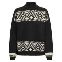 ONLY dame strik ONLVICTORIA - Black PUMICE STONE JACQUARD New