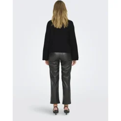 ONLY dame strik trøje ONLDONNA - Black Online