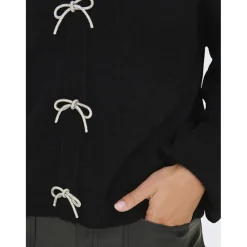 ONLY dame strik trøje ONLDONNA - Black Online