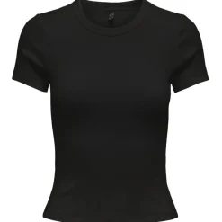 ONLY DAME TOP O-NECK ONLVAL - Black Discount