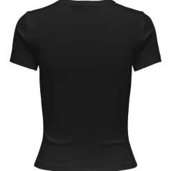 ONLY DAME TOP O-NECK ONLVAL - Black Discount