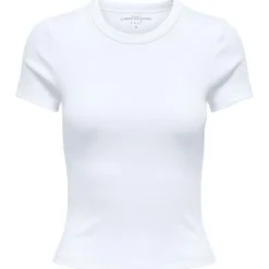 ONLY DAME TOP O-NECK ONLVAL - Bright White Discount