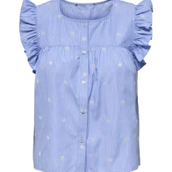 ONLY dame top ONLAMANDA - Coronet Blue WHITE New