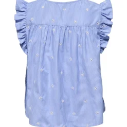 ONLY dame top ONLAMANDA - Coronet Blue WHITE New