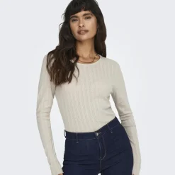 ONLY dame top ONLCARLOTTA - Pumice Stone Clearance