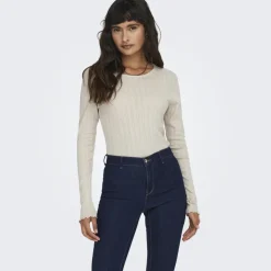 ONLY dame top ONLCARLOTTA - Pumice Stone Clearance