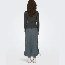 ONLY dame top ONLCARLOTTA - Dark grey melange Sale