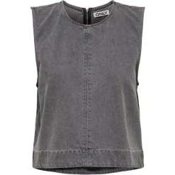 ONLY dame top ONLDORSI - Medium Grey Denim Clearance