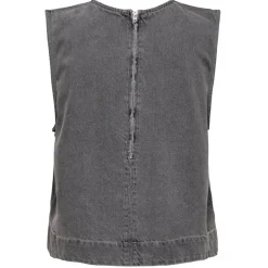 ONLY dame top ONLDORSI - Medium Grey Denim Clearance