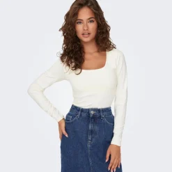 ONLY dame top ONLEA - Cloud Dancer Online