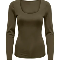 ONLY dame top ONLEA - Dark Olive Outlet