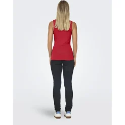 ONLY dame top ONLEA - Racing Red Sale