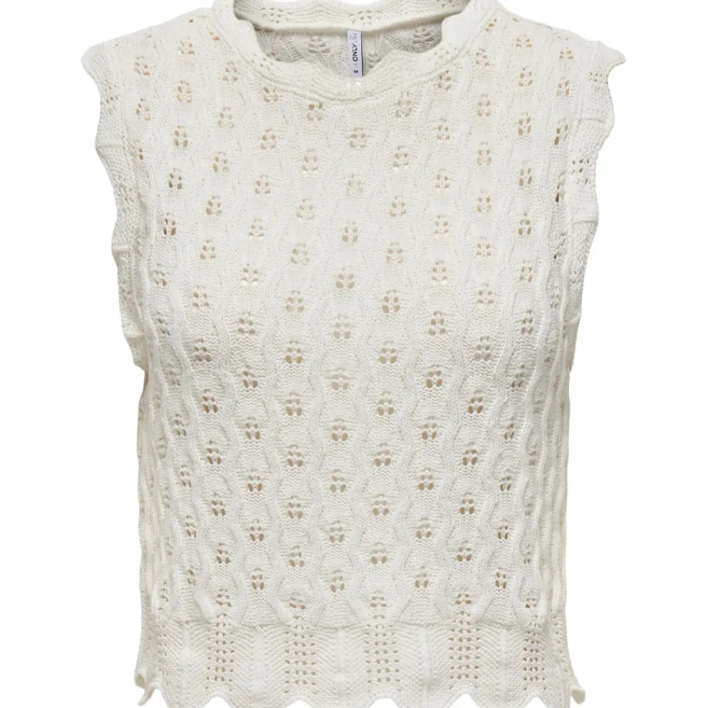 ONLY dame top ONLLUNA - Cloud Dancer Best