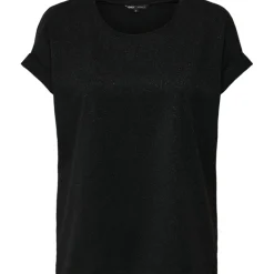ONLY DAME TOP ONLMOSTER - Black Black lurex Online