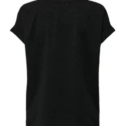 ONLY DAME TOP ONLMOSTER - Black Black lurex Online