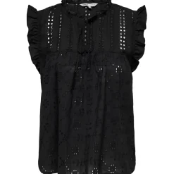 ONLY dame top ONLREVA - Black Online