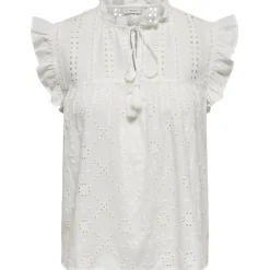 ONLY dame top ONLREVA - Cloud Dancer