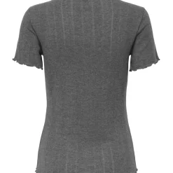 ONLY dame top ONLTENNA - Dark grey melange Discount
