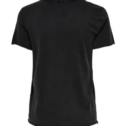ONLY dame t-shirt ONLLUCY - Black LOTUS Clearance