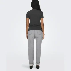 ONLY dame t-shirt ONLLUCY - Black The rebel Sale