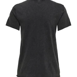 ONLY dame t-shirt ONLLUCY - Black Nocturnal Hot