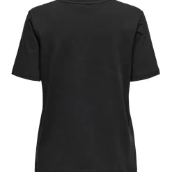 ONLY dame t-shirt ONLMONJA - Black Outlet