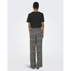 ONLY dame t-shirt ONLMONJA - Black Outlet