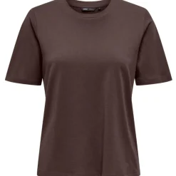 ONLY dame t-shirt ONL - Seal Brown Best