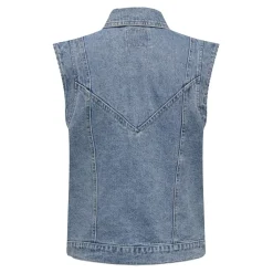 ONLY dame vest ONLKENNEDY - Medium blue denim New