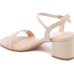 SHOES Opaline dame stiletter med blokhæl 6893 - Beige