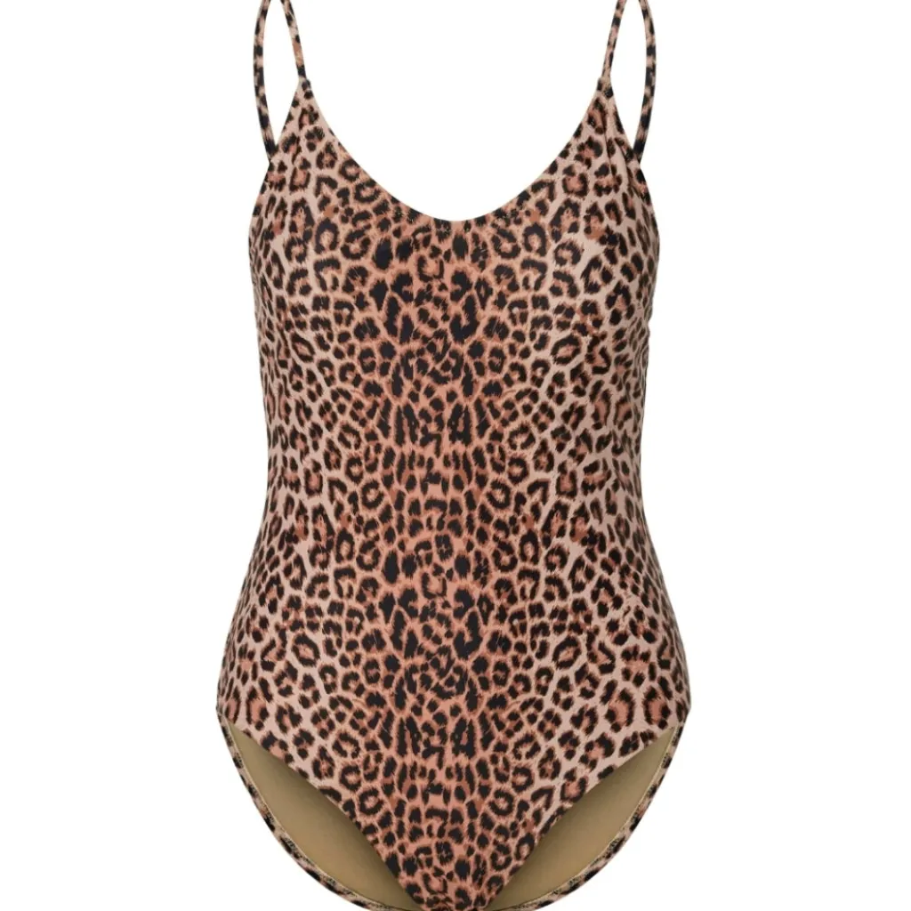 PIECES PCBAOMI SWIMSUIT SWW NOOS BC - Black Leo Hot