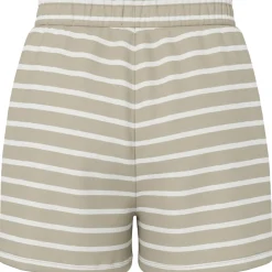 PIECES PCCHILLI dame shorts PCCHILLI - Crockery Stripes CLOUD DANCER