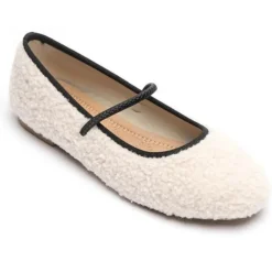 SHOES Petra Dame ballerinasko 6666 - Beige Discount