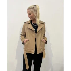 PIECES dame biker jakke PCHAYDEN - Tigers Eye Online