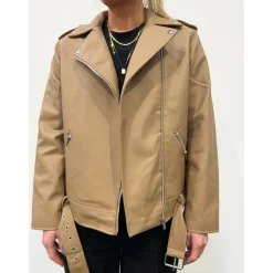 PIECES dame biker jakke PCHAYDEN - Tigers Eye Online