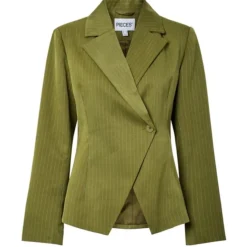 PIECES dame blazer PCFALKA - Sphagnum Stripes Clearance