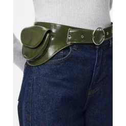 PIECES Dame Bæltetaske PCNabine - Sphagnum Best