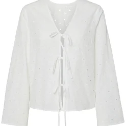 PIECES dame bluse PCAVERY - Bright White Discount