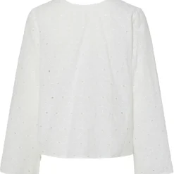 PIECES dame bluse PCAVERY - Bright White Discount