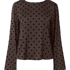 PIECES dame bluse PCJYTTA - Hot Fudge Clearance