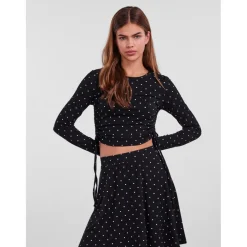 PIECES dame bluse PCNALA - Black Dot Sale