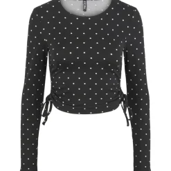 PIECES dame bluse PCNALA - Black Dot Sale