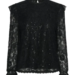 PIECES dame bluse PCOLLINE - Black Online